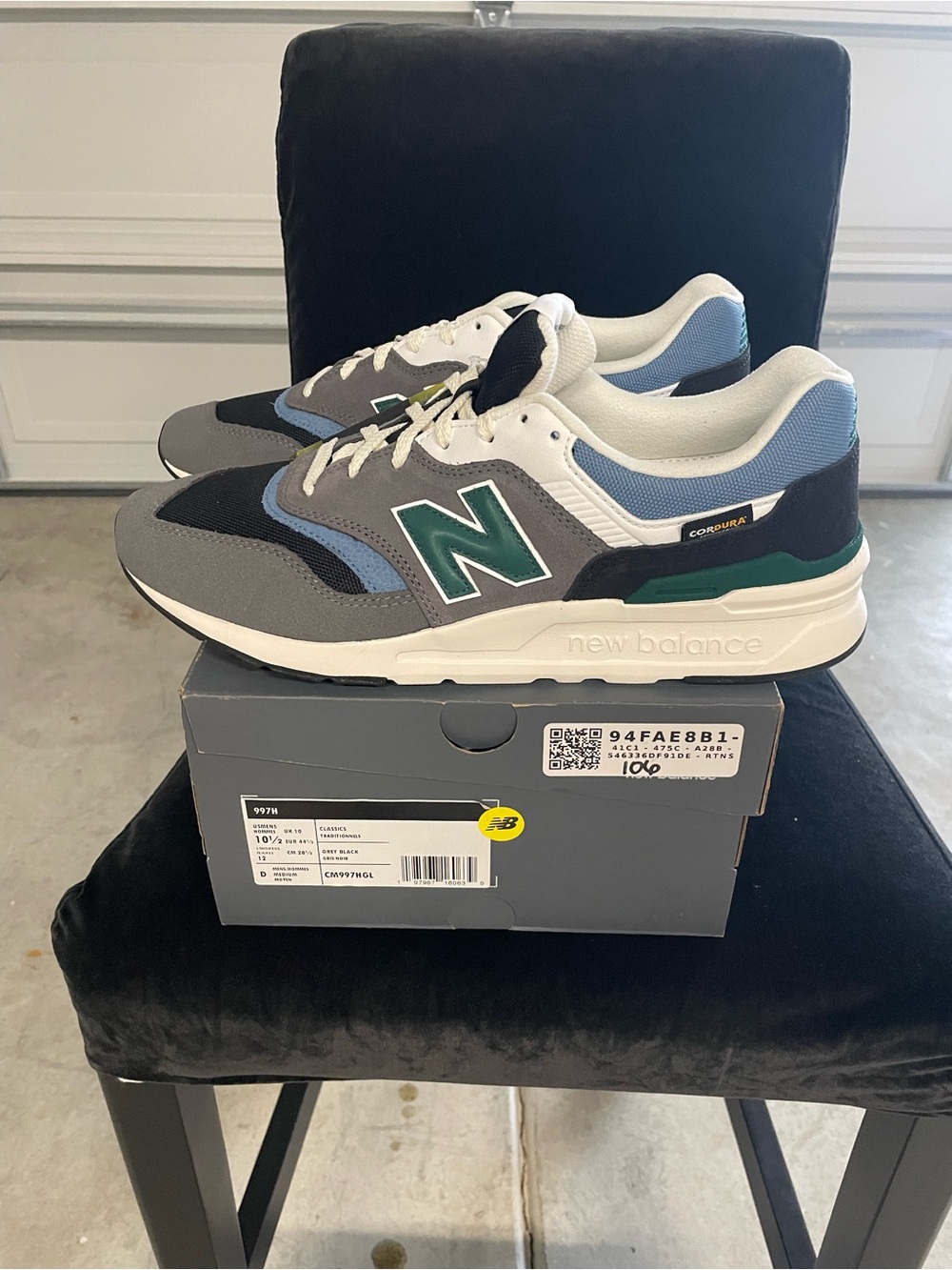 New Balance 997H CorduraMen's Sneakers in Grey/Blue/Green